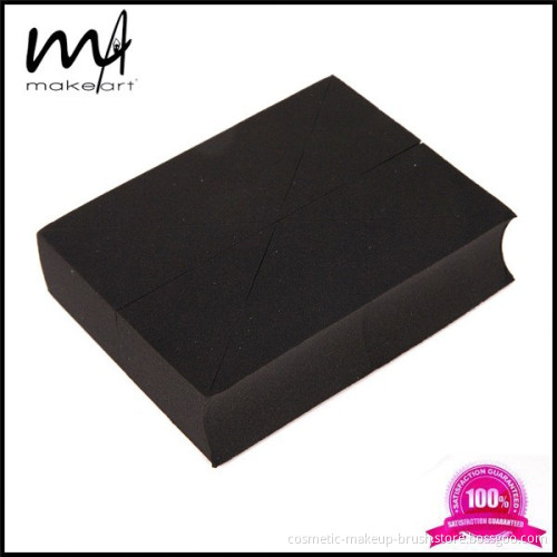 Latex free 8-pc black block makeup wedge powder puff foundation sponge puff applicator